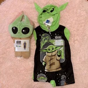 Star Wars hooded throw & Star Wars pajamas.   BRAND NEW/NEVER USED W/TAGS